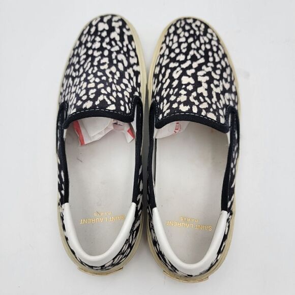 YSL Saint Laurent Baby Cat Textile & Lamb Skin Skate Flat Sneaker‎ EUR 39 US 8 - Picture 8 of 15
